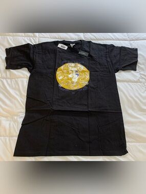 Crooks & Castles Black Tee with Yellow Graphic